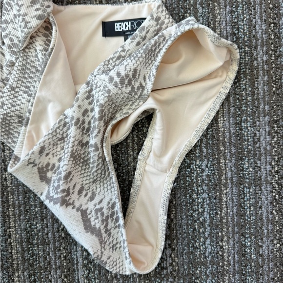 BeachRiot Celine Swimsuit In Snakeskin SzM - Picture 4 of 6